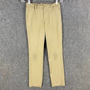 Nike Pants Boys Large Chino Golf Beige Dri-Fit Polyester Blend L